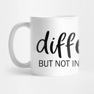 I am built different but not in a good way Mug